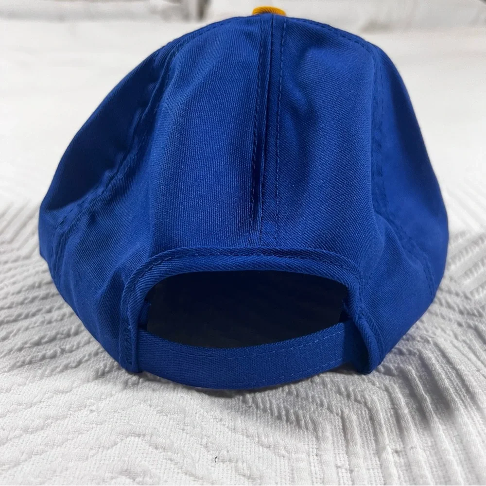 Vintage 1995 St. Louis Rams Charter Owner PSL Adjustable Hat Cap Blue Yellow EUC